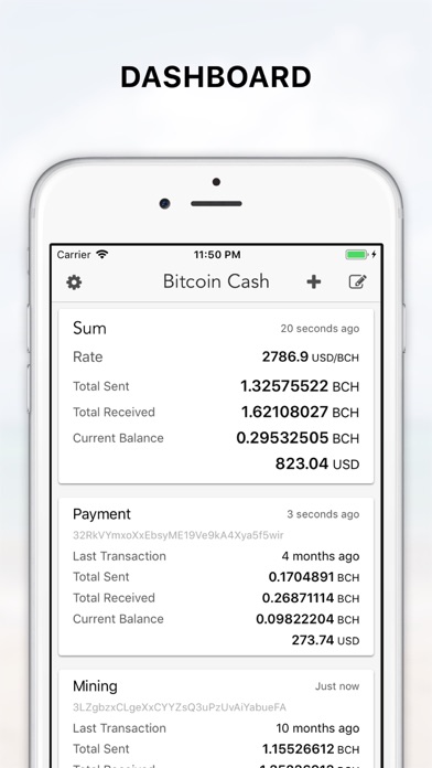 How to cancel & delete Bitcoin Cash address viewer from iphone & ipad 1