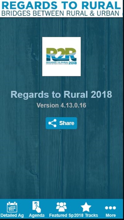 Regards to Rural 2018