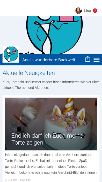 Anni's wunderbare Backwelt