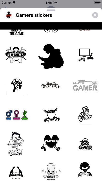 Gamers stickers