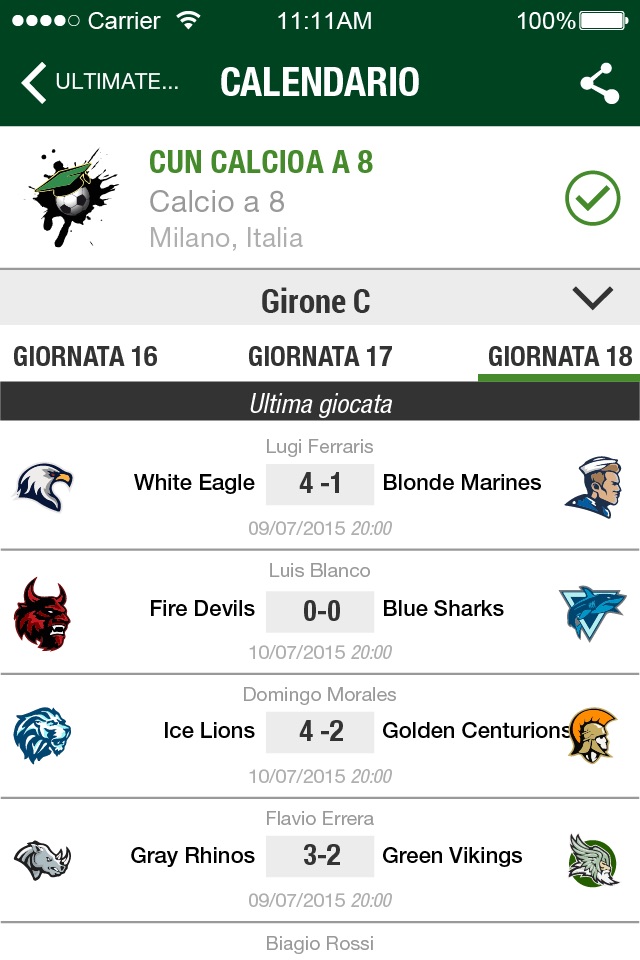Campionato Universitario screenshot 3