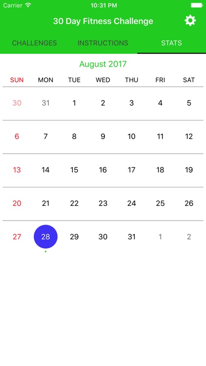 30 Day Fit Challenge Workout screenshot-4