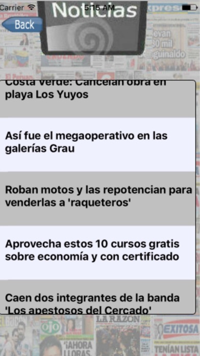 Entre Noticias España screenshot 2