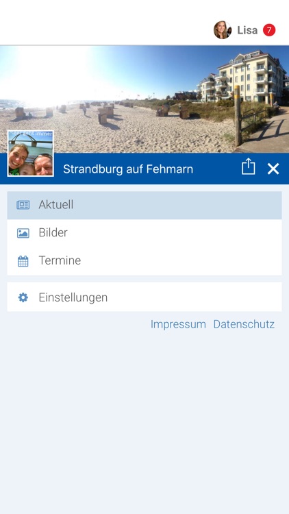 Strandburg auf Fehmarn