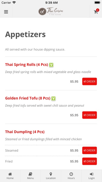 9 Thai Cuisine screenshot 2