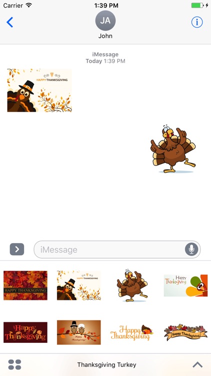 Thanksgiving Turkey Stickers!