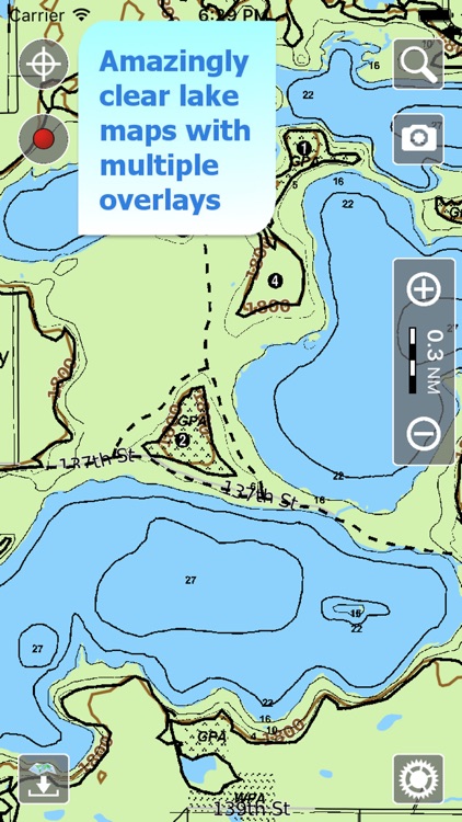 Aqua Map South Dakota SD Lakes