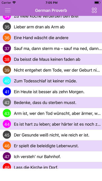 German Proverb Offline screenshot 3