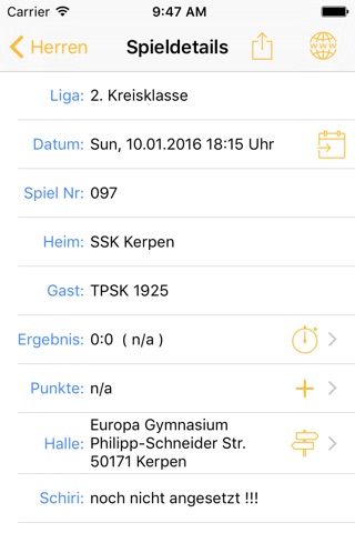 SSK Kerpen Handball screenshot 3