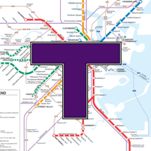 MBTA Boston T Map