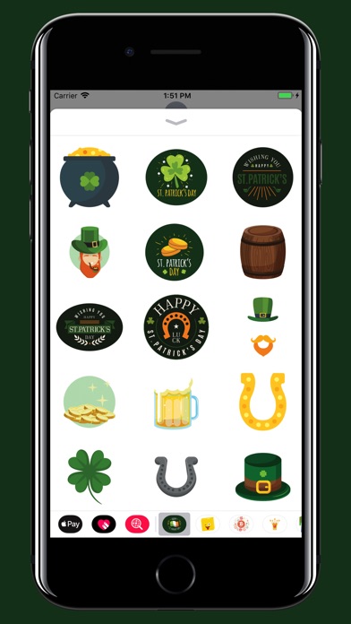 St Patrick Day stickers emoji screenshot 2