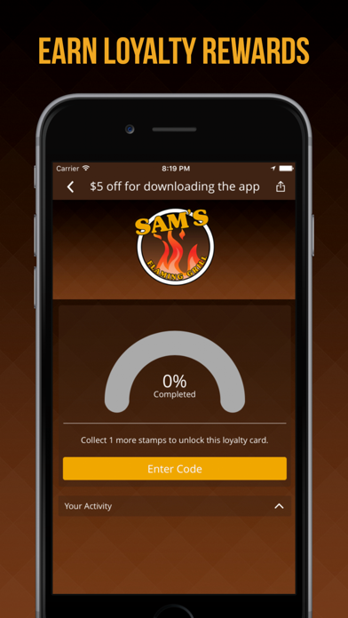 Sam's Flaming Grill screenshot 2