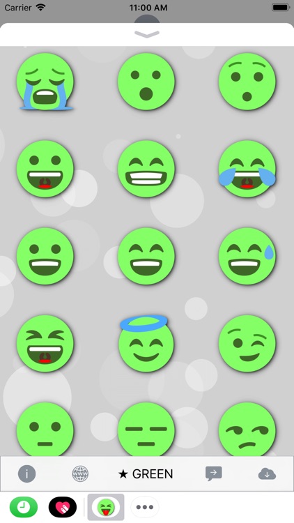 GREEN Emoji • Stickers