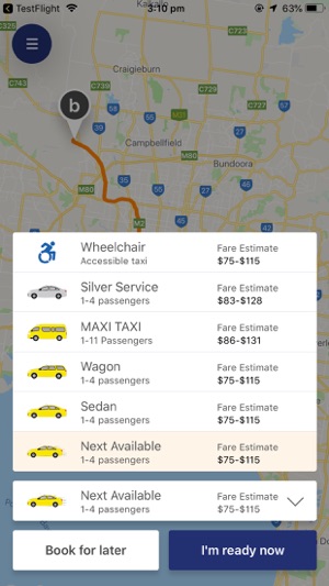 Melton Bacchus Marsh Taxicabs(圖2)-速報App