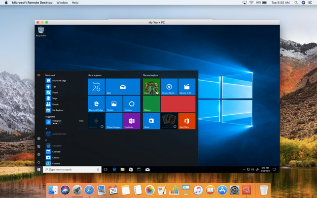 ‎Microsoft Remote Desktop 8 Screenshot