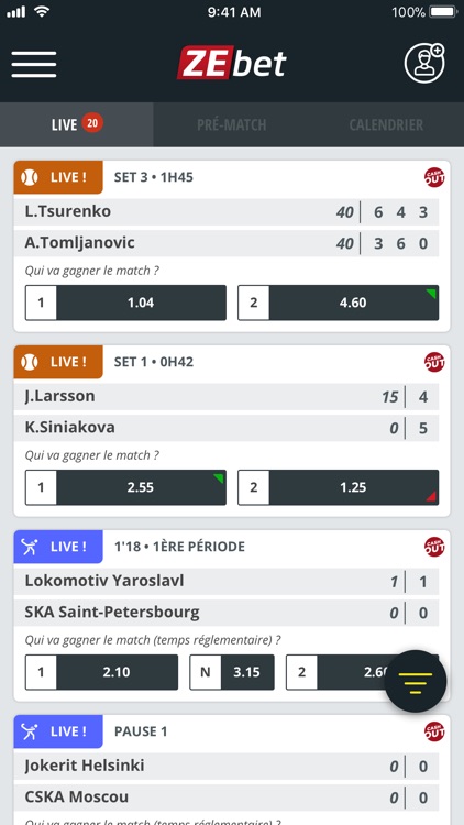 ZEbet - Paris sportifs