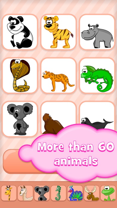 Funny animal: educational game screenshot 2