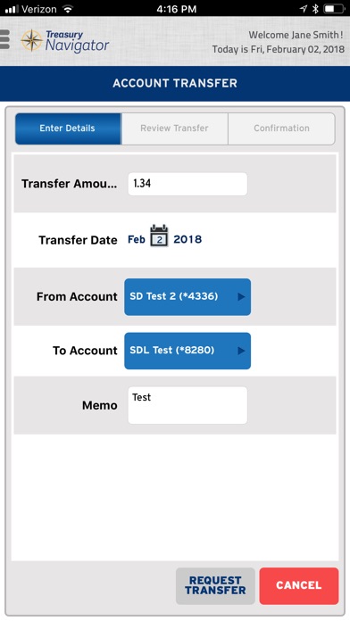 Treasury Navigator Mobile screenshot 4