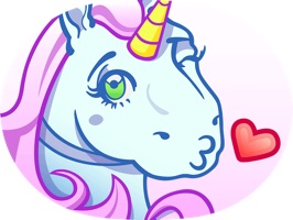 Be a unicorn in a field of horses with this unique unicorn emojis sticker pack for iMessage on iPhone and iPad