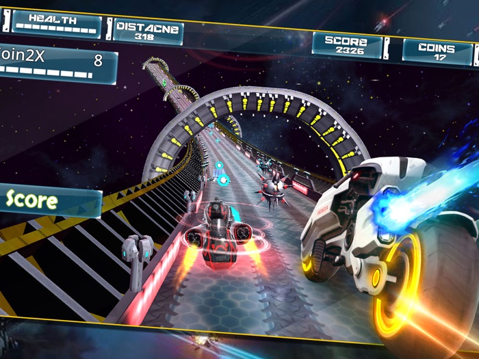 摩托驾驶-星际摩托跑酷游戏