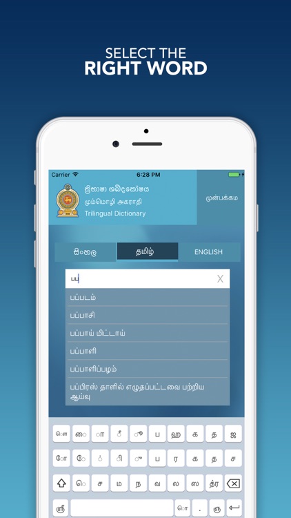 Trilingual Dictionary