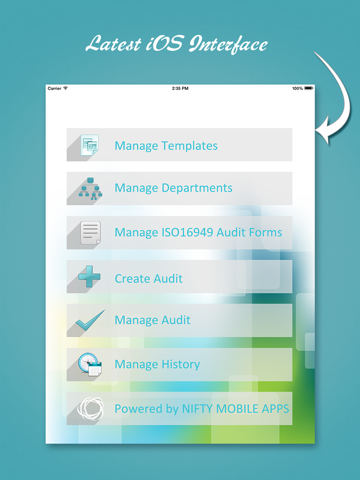 ISO/TS 16949 audit app - náhled