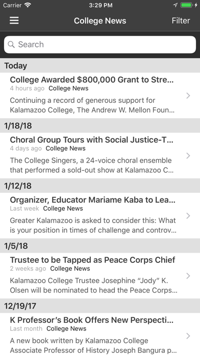 How to cancel & delete Kalamazoo College from iphone & ipad 4