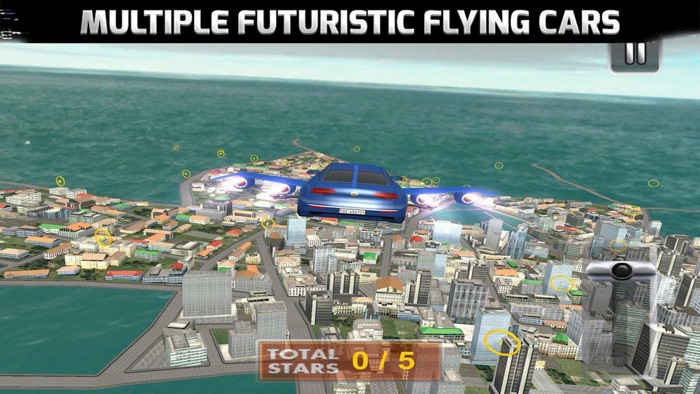 Flying Car City Stunts