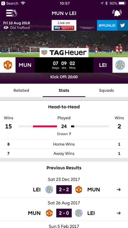 Premier League - Official App