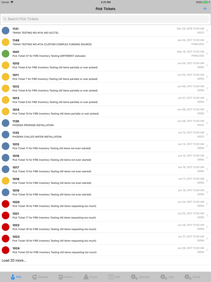 FiRE 9.3 Inventory Management