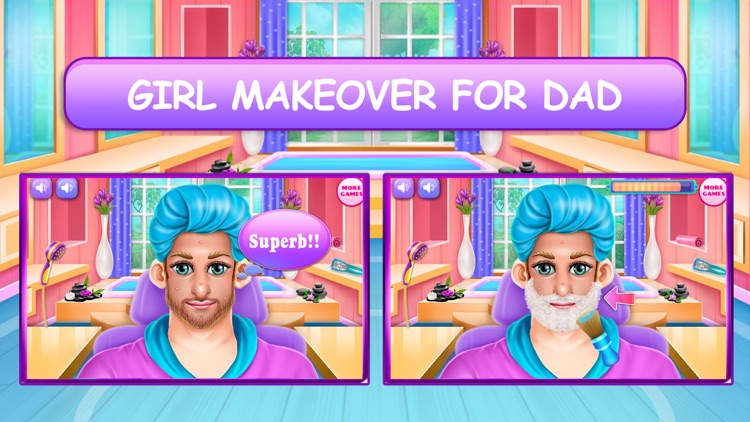 Girl Makeover for Dad