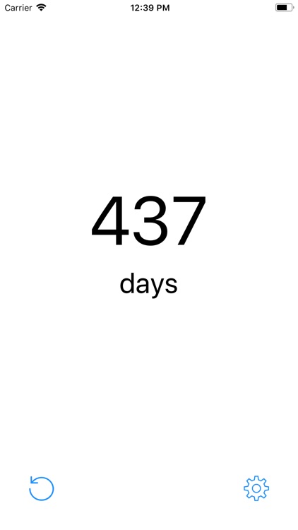 Days - Sobriety Counter
