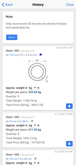 Metallo - Metal Weight Calc(圖2)-速報App