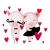 Fat Piggy Animated Emoji Stickers