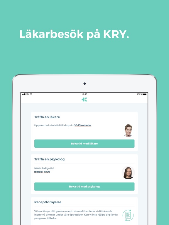 KRY - Trygg vård i mobilenのおすすめ画像3