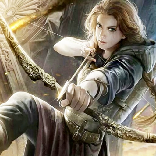 Archery Girl Jungle Animal Hunter by Muhammad Ijaz