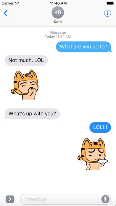 BoTi Tiger: Animated Stickers & GIFs screenshot 4