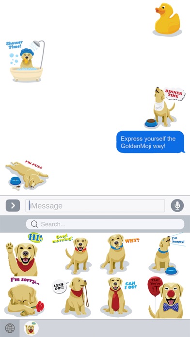 GoldenMoji Messenger screenshot 3
