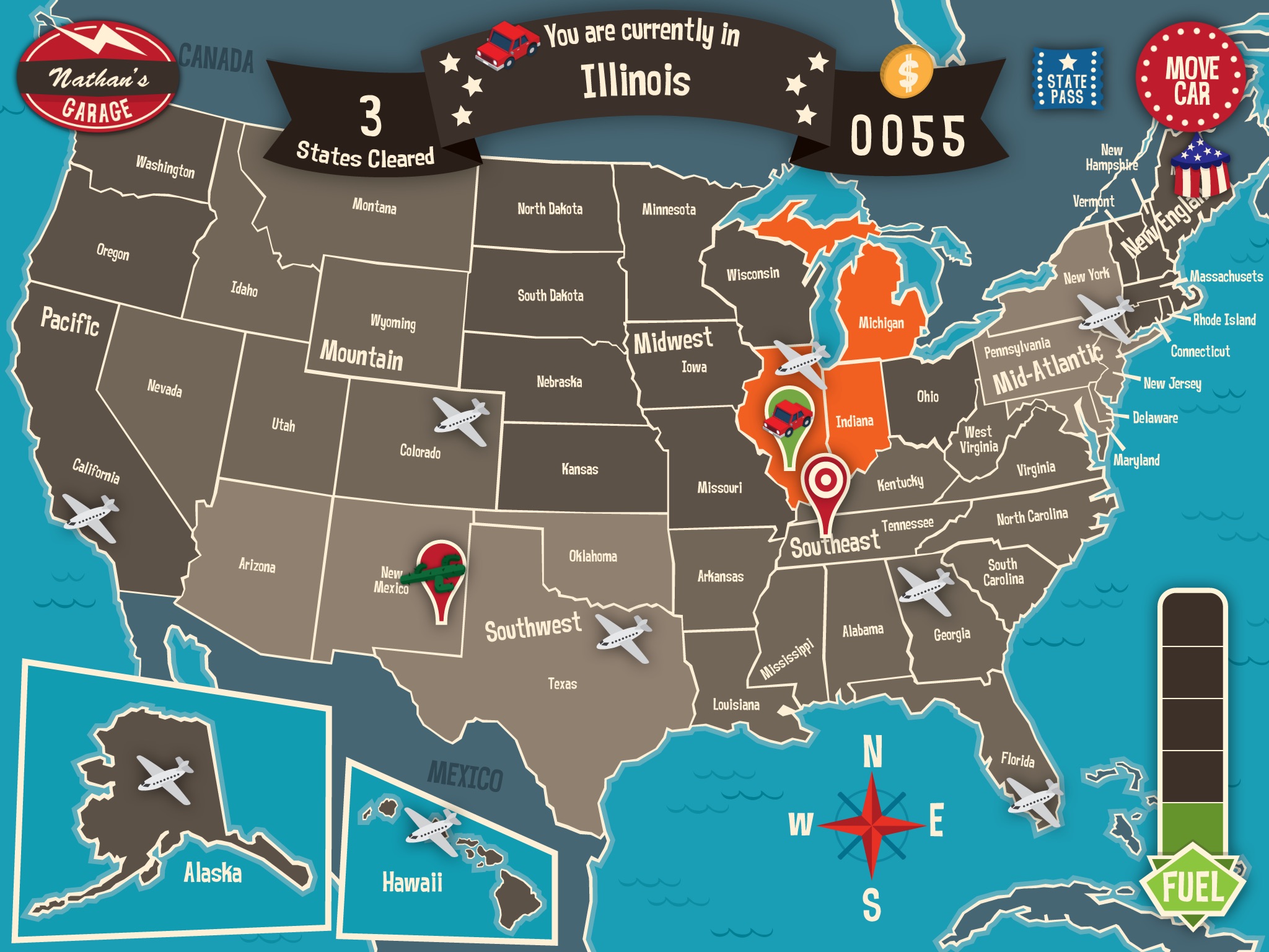 Geography Drive USA screenshot 2