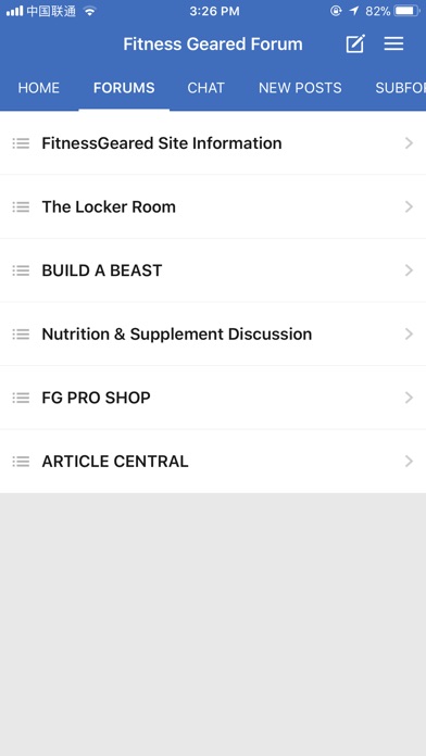 Fitness Geared Forum screenshot 2