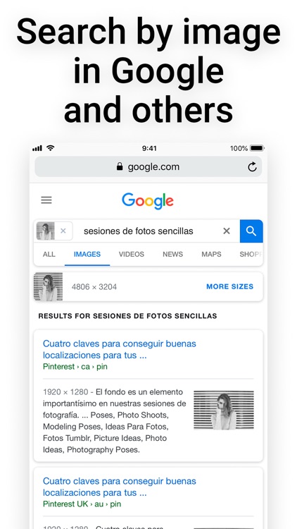 Search by Image Extension