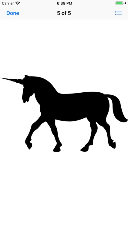 Silhouette Unicorn Stickers screenshot-5