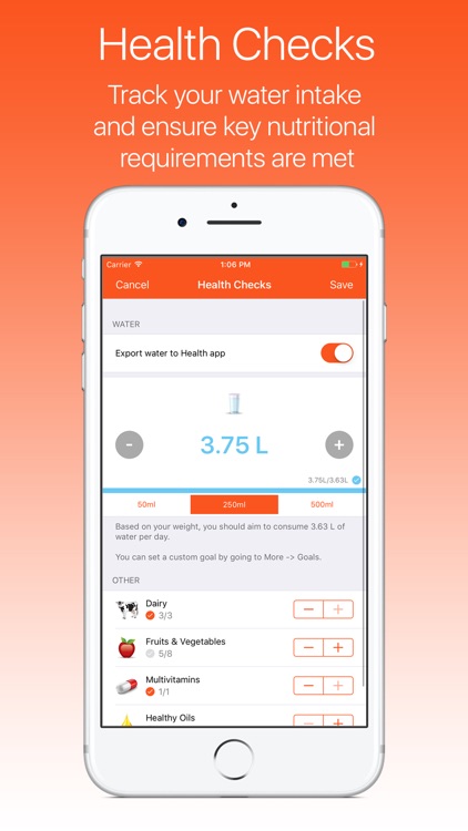 ProTracker Plus Calorie Diary screenshot-3