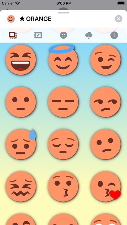 ORANGE Emoji • Stickers screenshot-4
