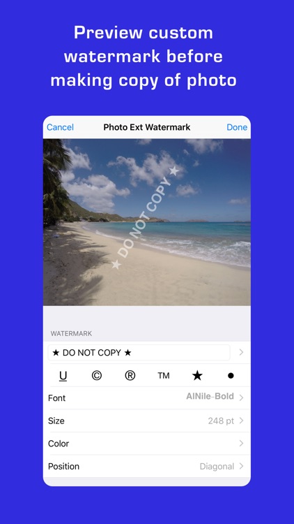 Photo Extension Watermark
