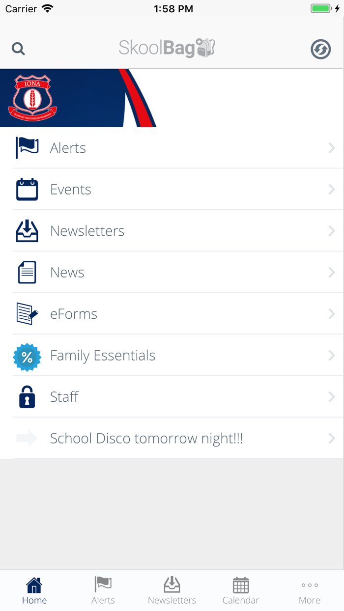 Iona Public School - Skoolbag