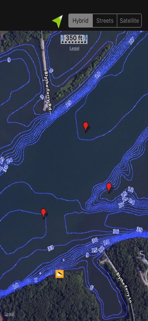 Chickamauga GPS Fishing Charts(圖2)-速報App