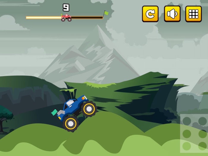 Monster Truck Hill Road Climb