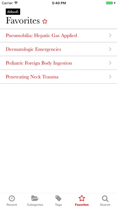 ddxof: medical algorithms screenshot 4