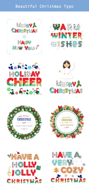 Christmas Lettering Stickers .(圖2)-速報App